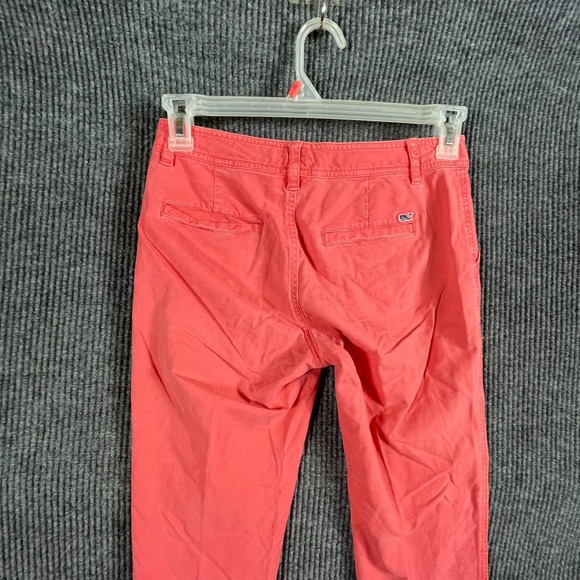 Vineyard Vines Pants Womens 0‎ Pink Skinny Cotton Blend Lightweight Comfort Golf - Picture 13 of 14